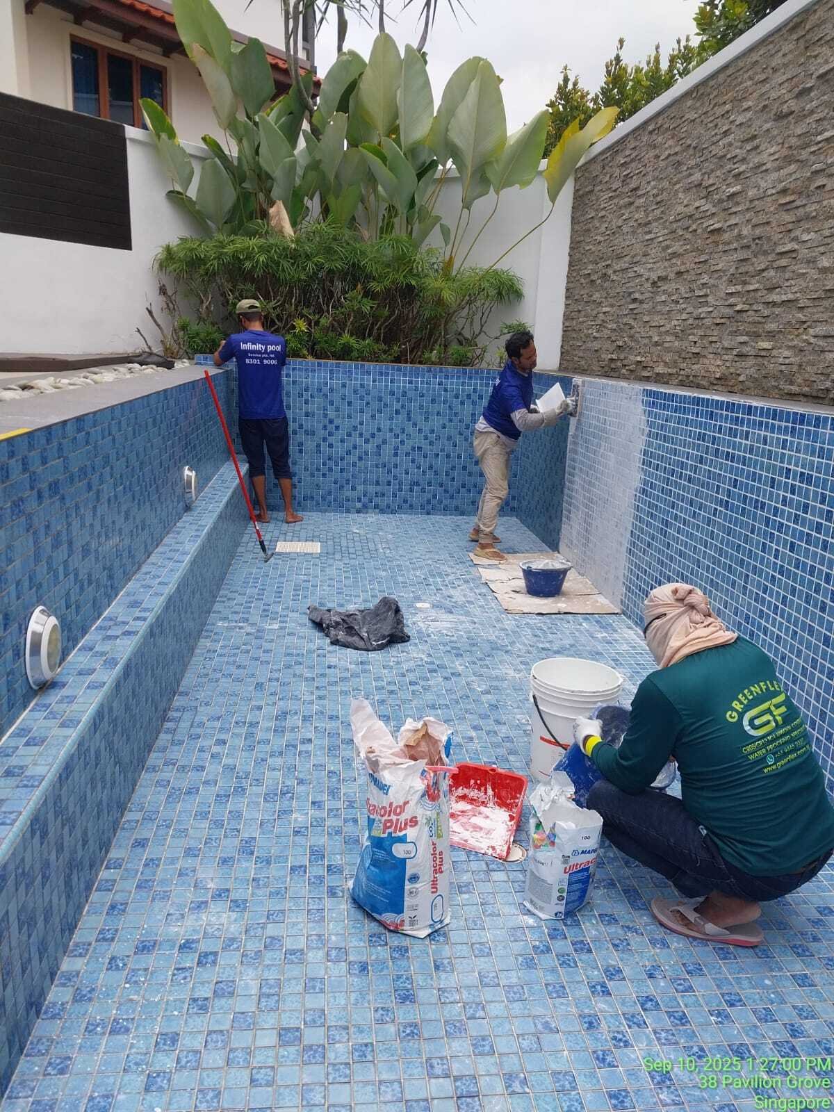 Exceptional Swimming Pool Regrouting Service in Singapore