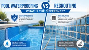 Pool Waterproofing vs Regrouting