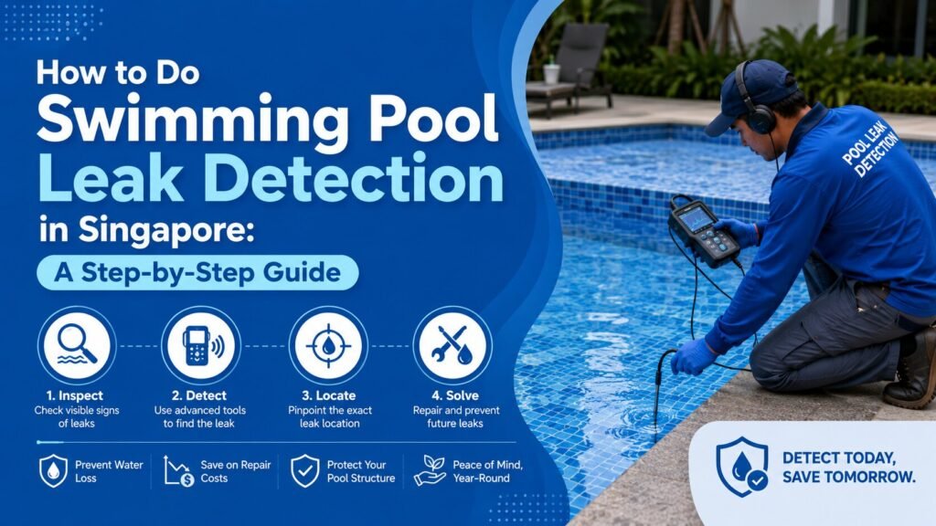 How to Do Swimming Pool Leak Detection in Singapore