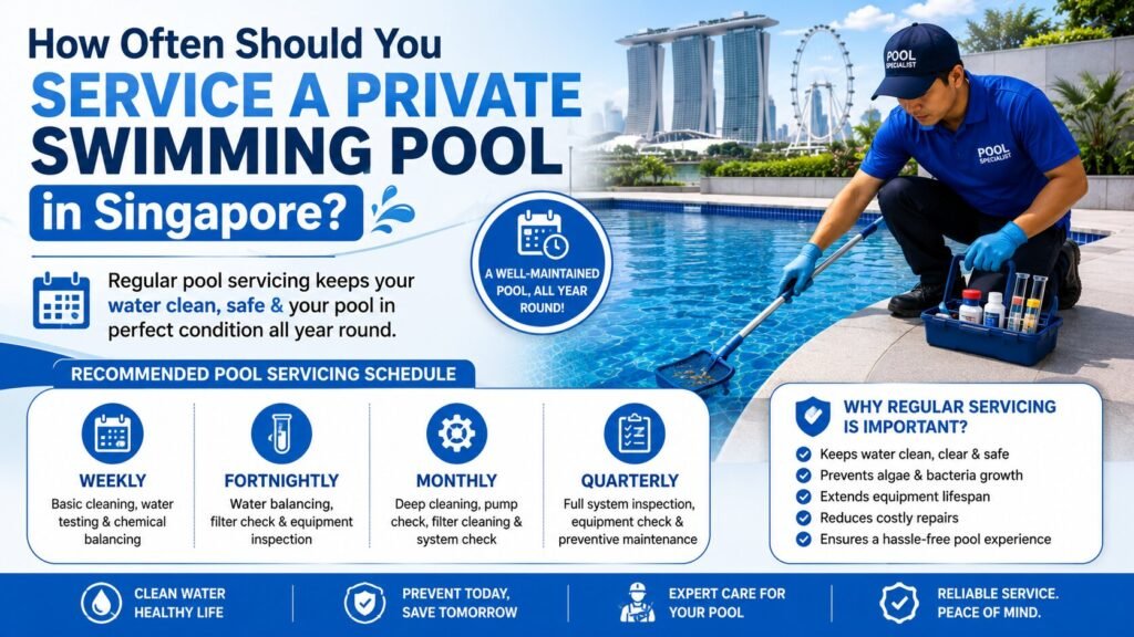 How Often Should You Service a Private Swimming Pool in Singapore